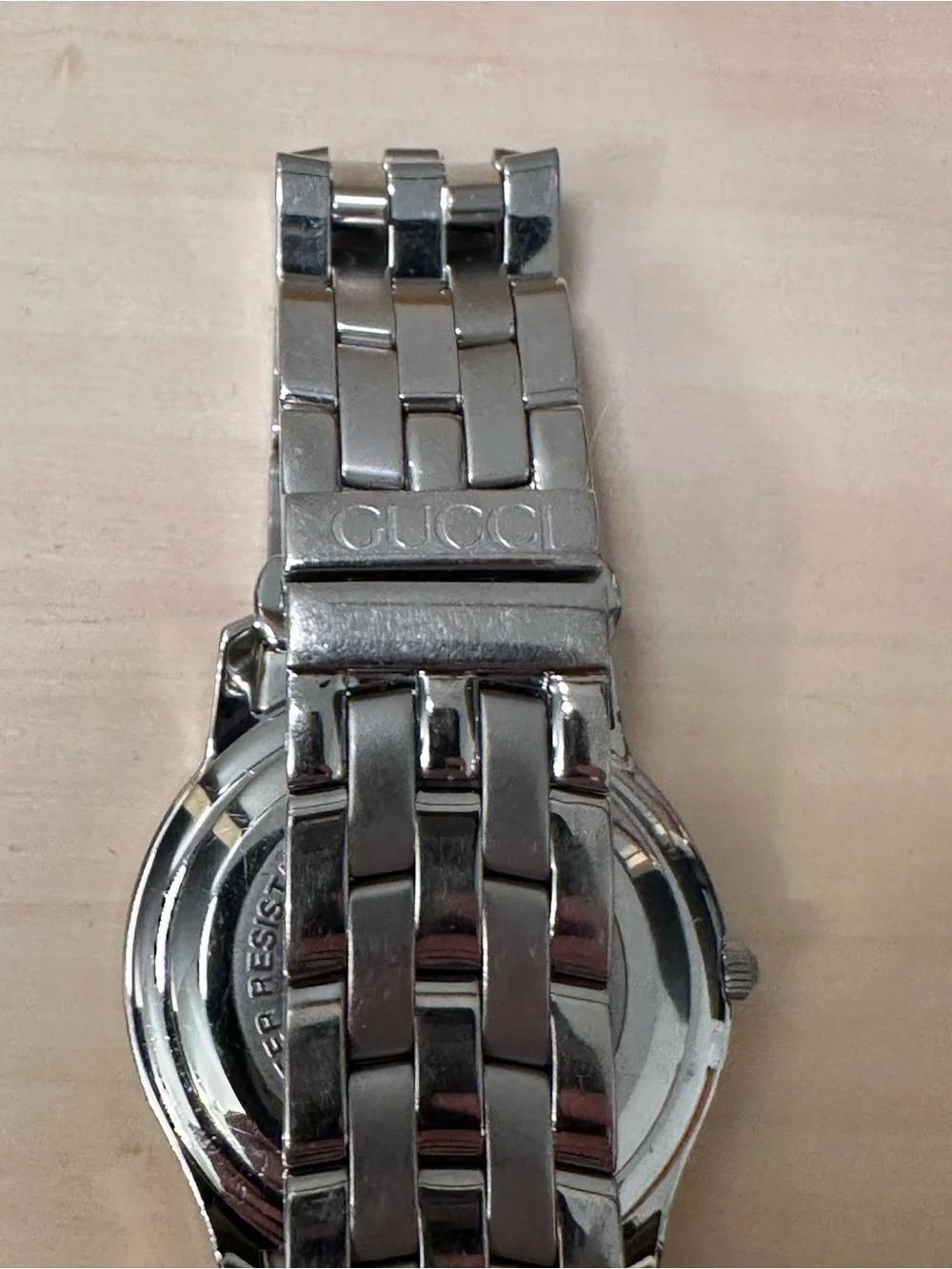 Gucci 5500M Women’s Black Dial Stainless Steel Watch